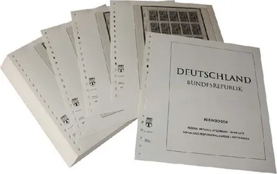 Produktbild von Lindner-T Vordruckblätter T120bK/89 Deutschland Kleinbogen (Zehnerbogen) - Jahrgang 1989 bis 1991
