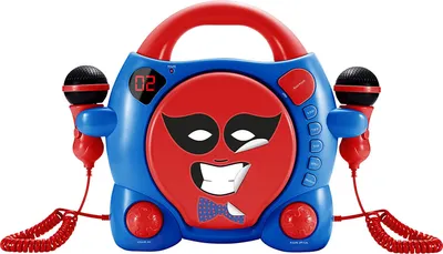 Obrázok produktu pre bigben CD prehrávač CD59 Boy s 2 mikrofónmi - farba: červená/modrá; AU355246