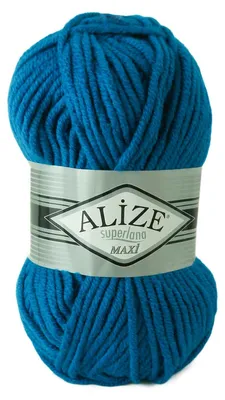 Produktbild von 100g Strickgarn Strickwolle Alize Superlana Maxi 25% Wolle, 100g, Farbwahl