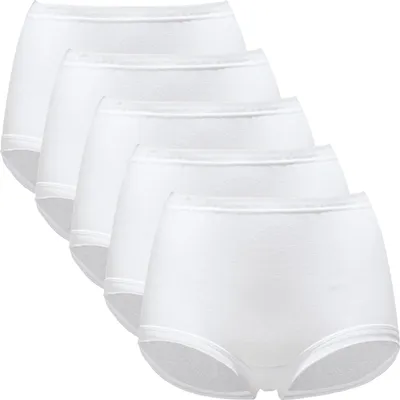 Produktbild von Erwin Müller Damen-Taillenslip 5er-Pack weiß 42