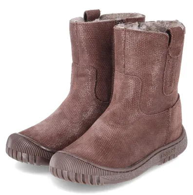 Productafbeelding van Bisgaard 64109.224 1264 Slipperlaarsjes van leer, uni, in bruin - Maat 25
