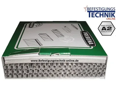 Image de Prebena Agrafes O 4mm inox A2 pour 1M-O25SDSRoll Bostitch 21697B-E Stores Construction Kl-30