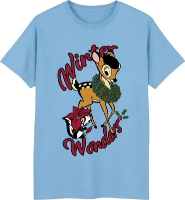Obrázok produktu pre Bambi - Dámske tričko „Winter Wonders“ BI53342 (L) (bledomodrá)