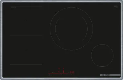 Produktbild von Bosch Serie 6 PVS845HB1E, Schwarz, Integriert, 80 cm, Zonen-Induktionskochfeld, Glaskeramik, 4 Zone(n)