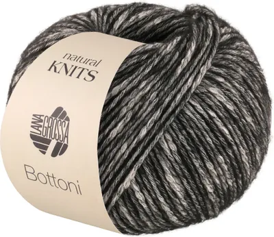 Produktbild von Lana Grossa - Bottoni 0014 anthrazit creme