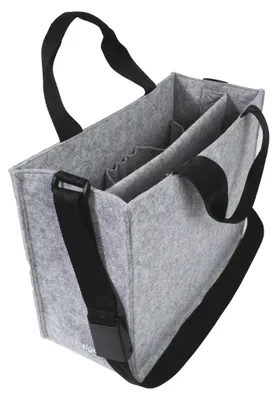 Productafbeelding van Tas voor bureaugebruik, 36x28x15 cm, grijs/grijs