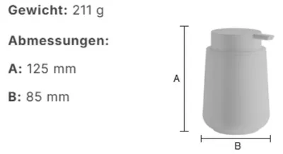 Produktbild von Smedbo Seifenspender, weiss BX571