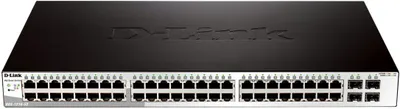 Obrázok produktu pre Switch 440mm D-Link DGS-1210-52           4*SFP/48*GE retail