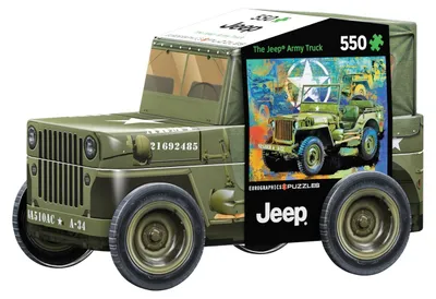 Immagine prodotto di Eurographics Puzzle Armee Jeep in Puzzledose, 550 Teile, 33 x 48 cm, 8551-5598