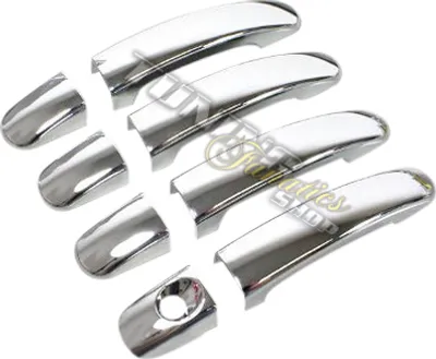 Produktbild von EDLES Chrom Türgriff Türgriffe Blenden für Ford Focus II 2 III 3 / C-MAX / Kuga