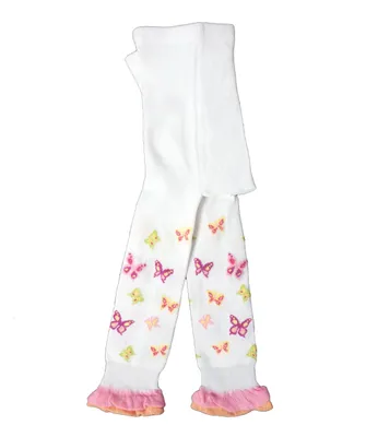 Produktbild von Kinder Leggings aus Baumwolle Capri Weiß Größe 110-116