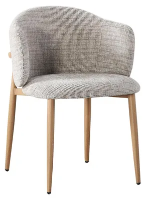 Imagen del producto de Conjunto de 2 sillones con reposabrazos Osaka - Gris claro
