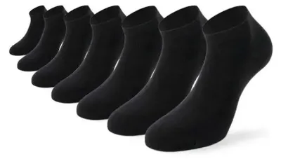 Productafbeelding van Lenz Duos sokken voor sneakers, model 1-7, zwart, maat 43-46