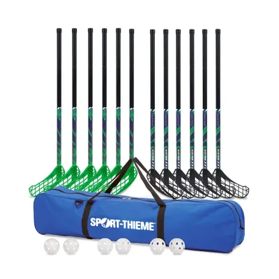 Produktbild von Sport-Thieme Floorballschläger-Set "Center", Mit Schlägertasche