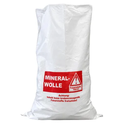 Produktbild von Lacers Big Bags 25 Stück mit Kordel im Saum - 1000 Liter Volumen / Mineralwolle, MIWO -Transportsack, Entsorgungssack | 140x220cm