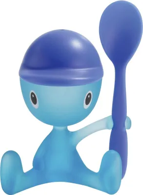 Image de Alessi Coquetier Cico - ASG23 AZ - Bleu - par Stefano Giovannoni