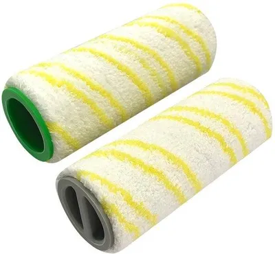 Produktbild von 2-teiliges Set für Kärcher FC7 FC5 FC3 FC3D Motorstaubsauger, 4-teiliges Set Rollen 2.055-007.0/2.055-006.0 (2 gelb + 2 grau)