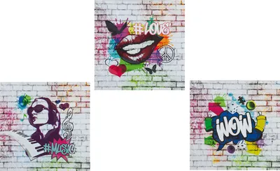 Obrázek produktu pro Gilde obrázek "Street Art" vícebarevný 38188