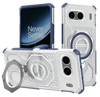 Produktbild von Techsuit - Carbon Shield PRO Hülle für OnePlus Nord 4 – blau-transparent