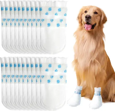 Imagen del producto de 20 Botas desechables para perros para proteger las patas