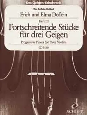 Produktbild von Das Geigen-Schulwerk Band 3 - Triobuch 3 - Doflein