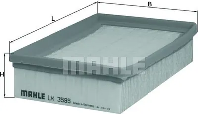 Produktbild von MAHLE LX 3595 Luftfilter für BMW MOTORCYCLES R 1200
