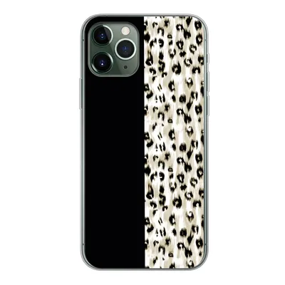 Produktbild von MuchoWow® Handyhülle Schutzhülle Hülle für iPhone 11 Pro Pantherdruck - Pelz - Tier Silikon Softcase Handy Hülle - Handy