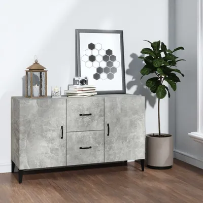 Produktbild von vidaXL Sideboard Betongrau 100x36x60 cm Holzwerkstoff