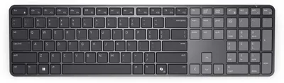 Imagen del producto de Teclado DELL Pro 7 Slim KB726, tamaño completo (100%), inalámbrico, tecnología inalámbrica RF + Bluetooth, mecanismo de teclas de tipo tijera, distribución QWERTY, color grafito