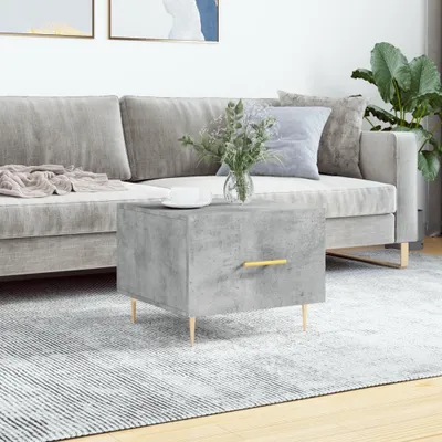 Produktbild von [Home] Couchtisch Betongrau 50x50x40 cm Holzwerkstoff , Neue Mode 2024 im häuslichen Leben