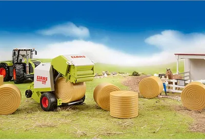 Produktbild von BRUDER Claas Rollant 250, 3 Jahr(e), Kunststoff, Grün, Weiß, Gelb