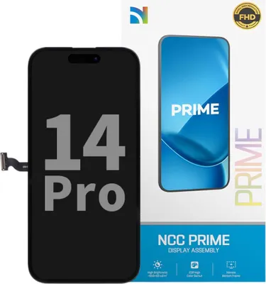 Produktbild von OEM NCC Prime InCell FHD Display Touchscreen Bildschirm Schwarz für iPhone 14 Pro (mit IC Ersatz) & Werkzeug