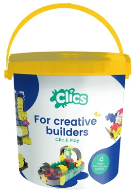 Produktbild von Clics Cd007 Bauspiel Gelb  Kinder Gelb One Size