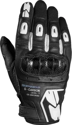 Obrázok produktu pre Motocyklové rukavice Spidi G-Carbon, čierne, veľkosť M