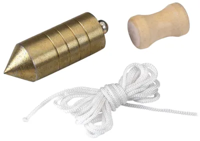 Produktbild von Holzblei, 750 g, ideal für Bauarbeiten und präzise Ausrichtung von Bauwerken.