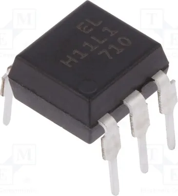 Produktbild von 1x Optokoppler 5kV THT DIP6 H11L1 Optokoppler - Digitalausgang  Kanäle: 1