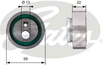 Produktbild von Gates Wasserpumpe + Zahnriemensatz für Citroen AX Berlingo C15 Peugeot 205 306 Partner