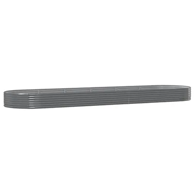 Produktbild von vidaXL Hochbeet Verzinkter Stahl 523x140x36 cm Grau
