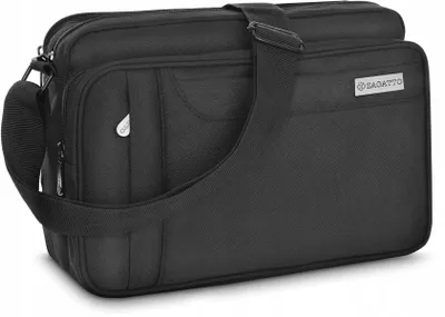 Zdjęcie produktu dla Zagatto Torba Męska Do Pracy Na Studia Pojemna Materiałowa Elegancka Czarna