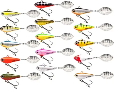 Produktbild von SpinMad 35g Bleikopfspinner - Jig Spinner, Farbe Lieblingsköder:Black Perch