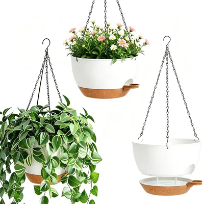 Produktbild von Hängepflanztopf mit Bewässerungssystem, 25 cm, selbstbewässernd, für Innen und Außen