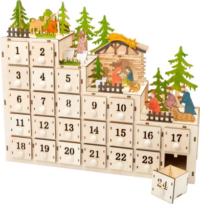 Produktbild von Adventskalender Weihnachtskrippe