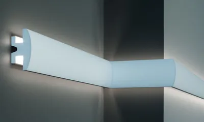 Produktbild von PROVISTON | Lichtleiste XPS | 90 x 50 x 1150 mm | Weiß | Indirekte Beleuchtung