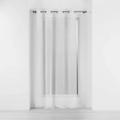 Zdjęcie produktu dla Firanka do salonu na przelotkach IZAORA, 140 x 240 cm