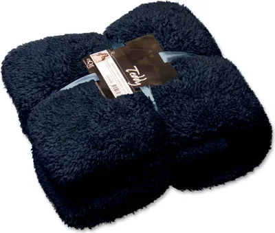 Immagine prodotto di Coperta di peluche blu scuro