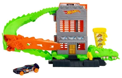 Obrázek produktu pro Hot Wheels City JHL93, Sada vozidla a trati, 3 rok/roky, Plast, Vícebarevný