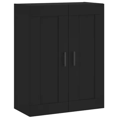 Produktbild von Wandschrank Schwarz 69,5x34x90 cm Holzwerkstoff