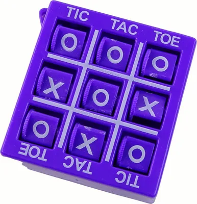 Produktbild von Tic Tac Toe Spiel 4,5 cm Lila