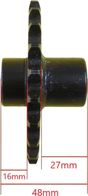 Produktbild von Kettenrad Ritzel 428 - 23 Zähne I 26mm