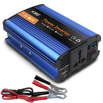 Immagine prodotto di Convertitore di tensione KME 500, inverter per auto da 500W (12V-220V)